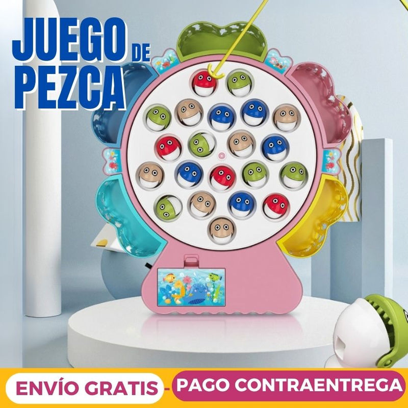 Juego De Pesca Giratorio Con Sonido Electric Fishing