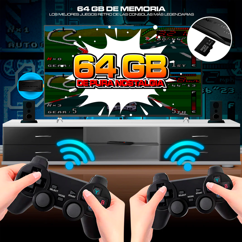 GameStick 4K™  Consola de Videojuegos 20.000 Juegos Retro