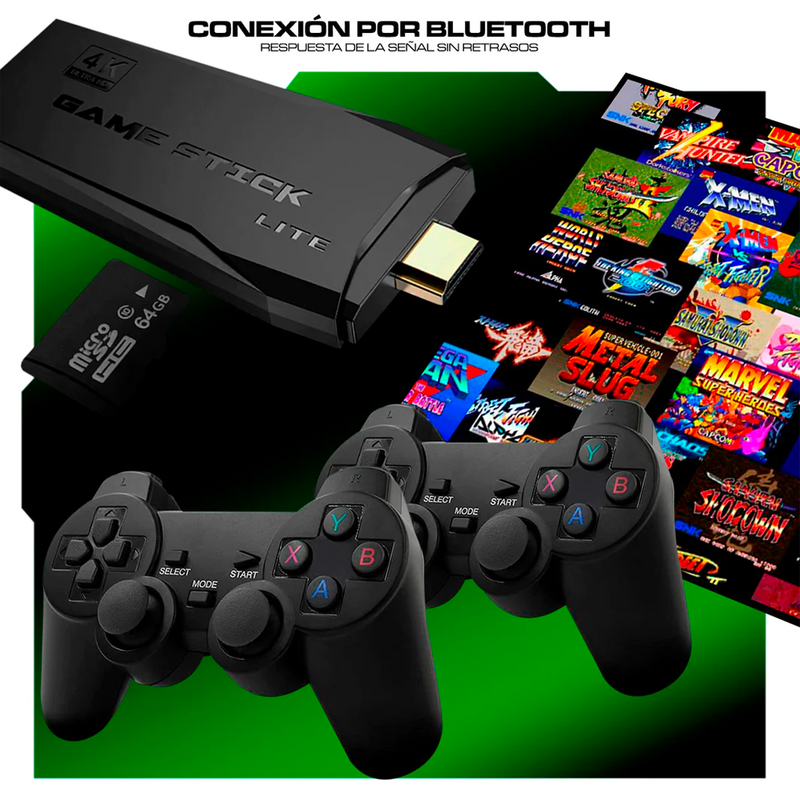 GameStick 4K™  Consola de Videojuegos 20.000 Juegos Retro