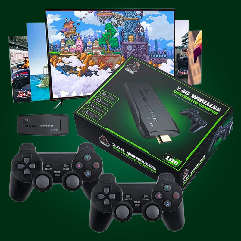 GameStick 4K™  Consola de Videojuegos 20.000 Juegos Retro