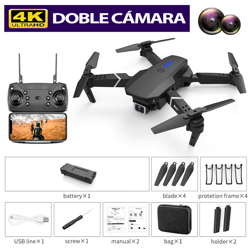 SkyVision X1™ - Cámara Full HD 4K